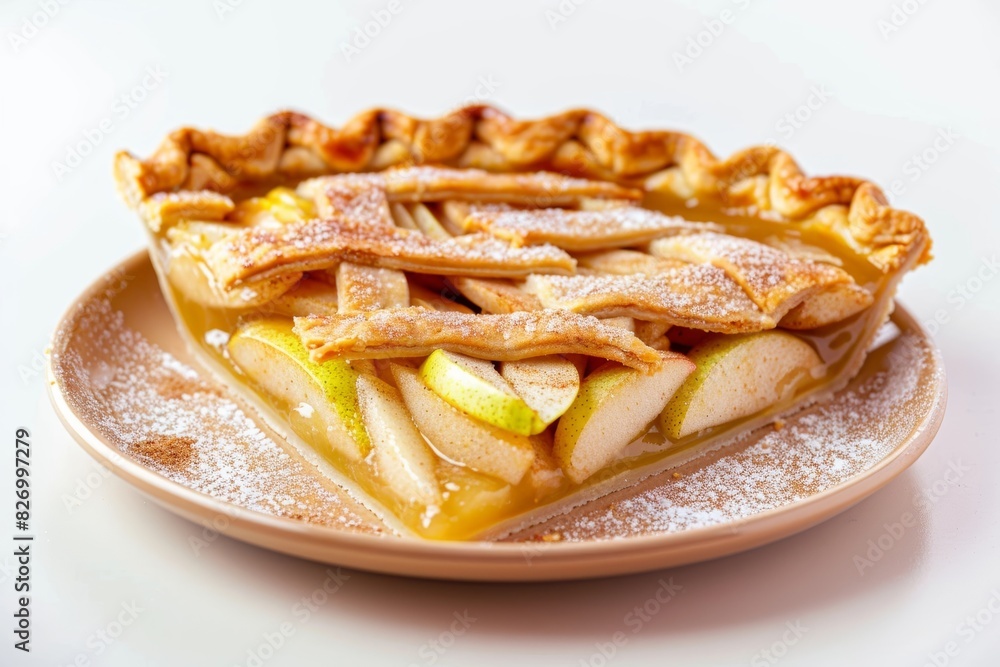 Juicy Apple-Pear Pie with Buttery and Flaky Crust Juicy Apple-Pear Pie with Buttery and Flaky Crust