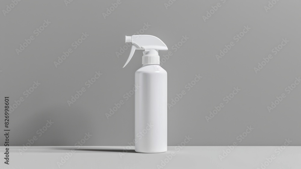 white spray bottle mock up, clean white background, Ai Generated Images white spray bottle mock up, clean white background, Ai Generated Images
