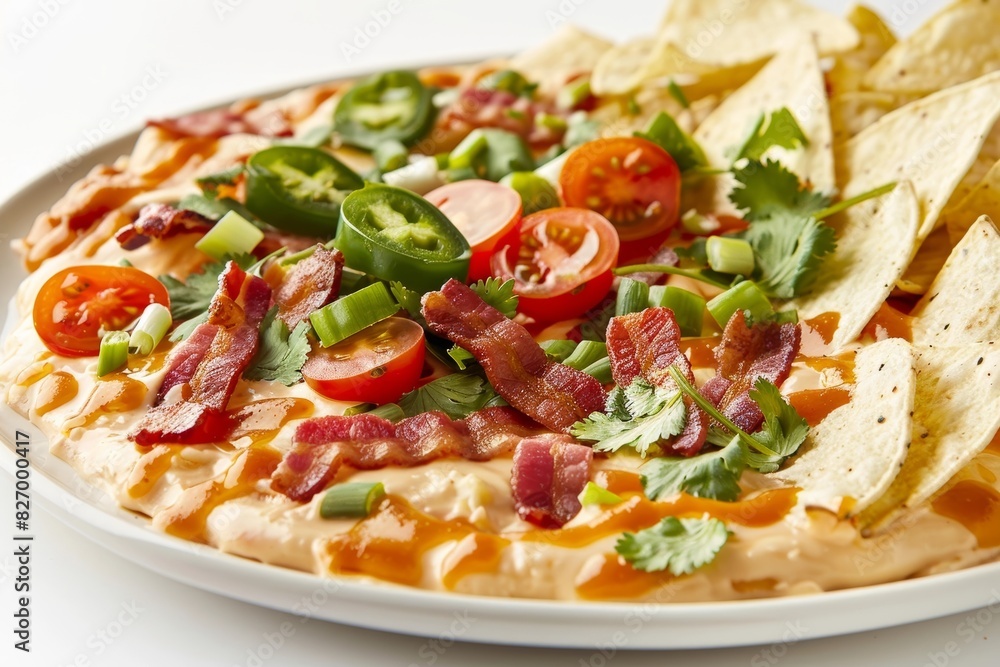 Irresistible Bacon Queso Appetizer with Fresh Ingredients Irresistible Bacon Queso Appetizer with Fresh Ingredients