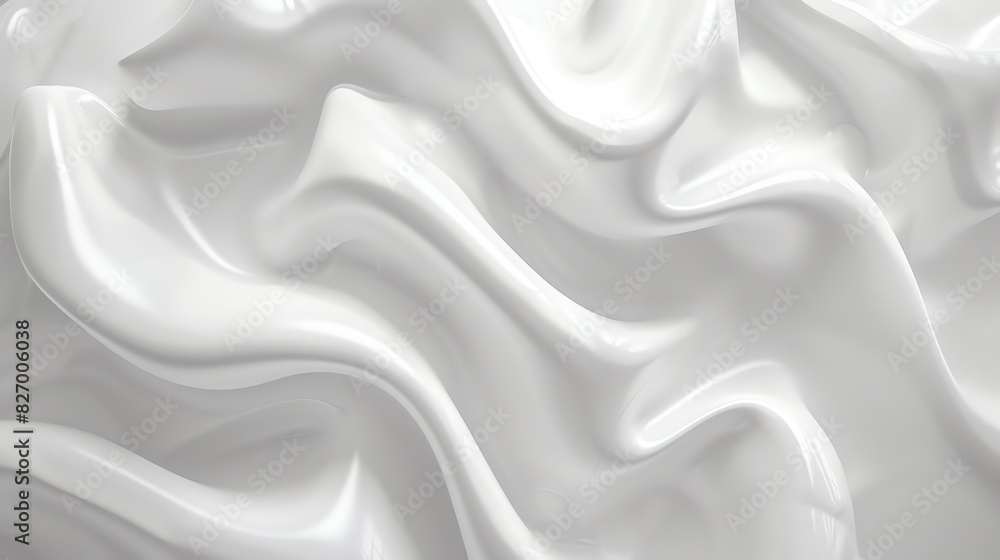 Fototapeta premium Soft white fabric with delicate texture.