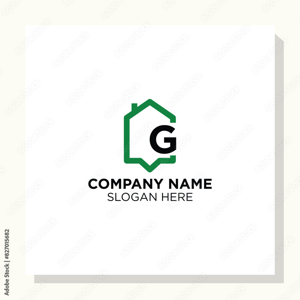 letter initial home Logo designs, home Shop logo designs, Modern construction logo designs vector icon