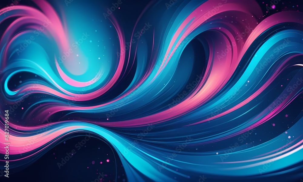 Abstract blue and pink swirl wave background Abstract blue and pink swirl wave background