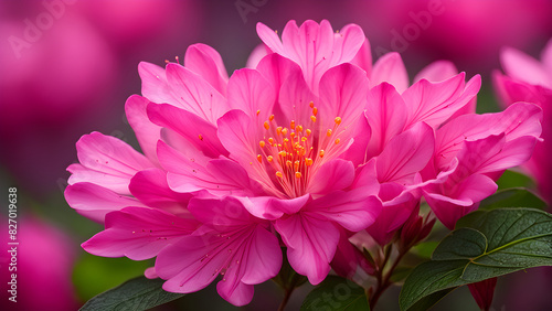 Close up of pink lotus with small insect