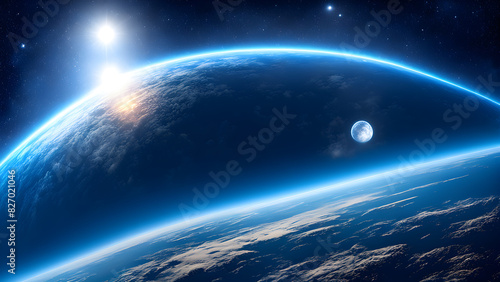 planet in outer space