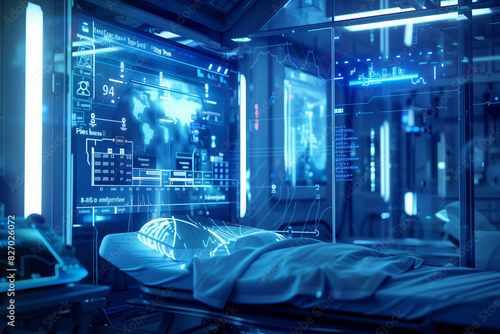 Obraz premium High tech medical wards