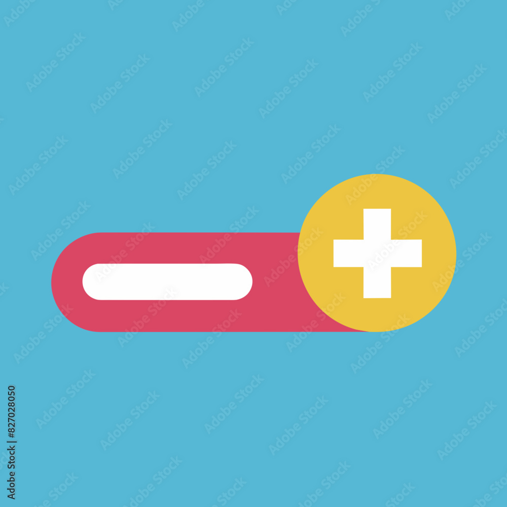 Fototapeta premium medicine search icon