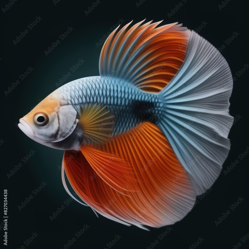 Fototapeta premium betta fish Double Tail or Double Tail Betta