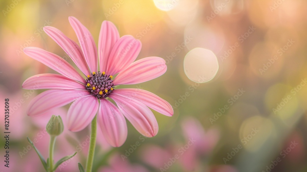 close up of pink flower in blurry background with bokeh effect close up of pink flower in blurry background with bokeh effect