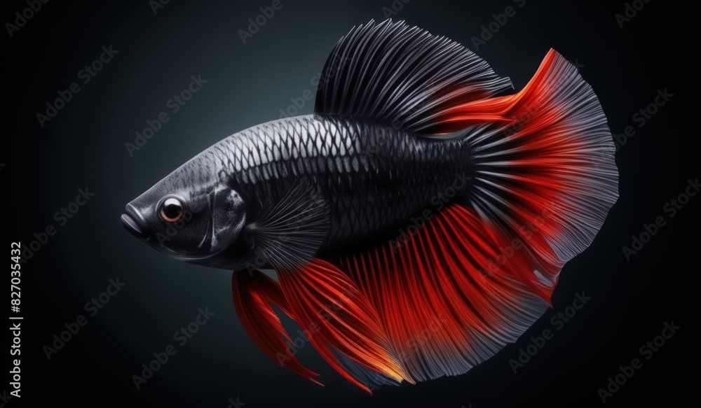 betta fish Double Tail or Double Tail Betta black betta fish Double Tail or Double Tail Betta black