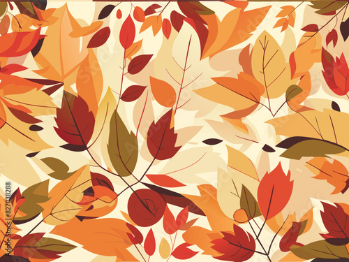 leaf background  vector illustration flat 2