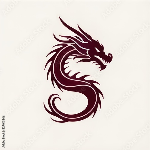 Wallpaper Mural chinese zodiac year of the dragon, chinese new year, chinese new year, logo iconic dragon, circel logo dragon, red dragon logo, wood dragon chinese new year symbol, logo red dragon cool Torontodigital.ca
