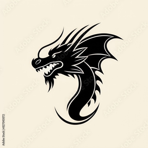 chinese zodiac year of the dragon  chinese new year  chinese new year  logo iconic dragon  circel logo dragon  red dragon logo  wood dragon chinese new year symbol  logo red dragon cool