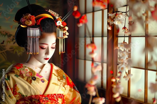 舞子.舞妓.花魁.芸子.芸者.日本