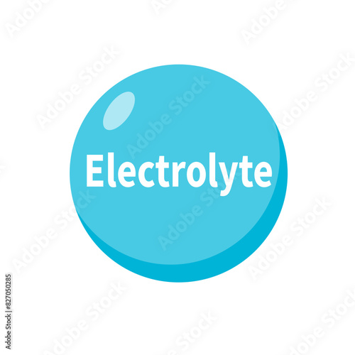 electrolyte, supplement, icon, health, hydration, nutrition, element, health care, blue, illustration,