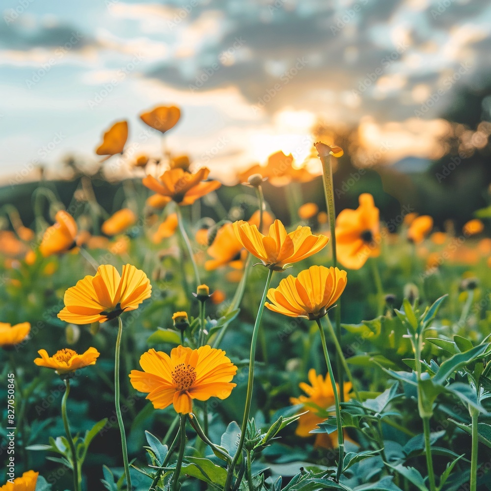 Yellow flowers with the option of tinting. Flower panorama for spring and summer. Heliopsis flowers in soft light on a blurred background for design and decoration. Yellow flowers with the option of tinting. Flower panorama for spring and summer. Heliopsis flowers in soft light on a blurred background for design and decoration.
