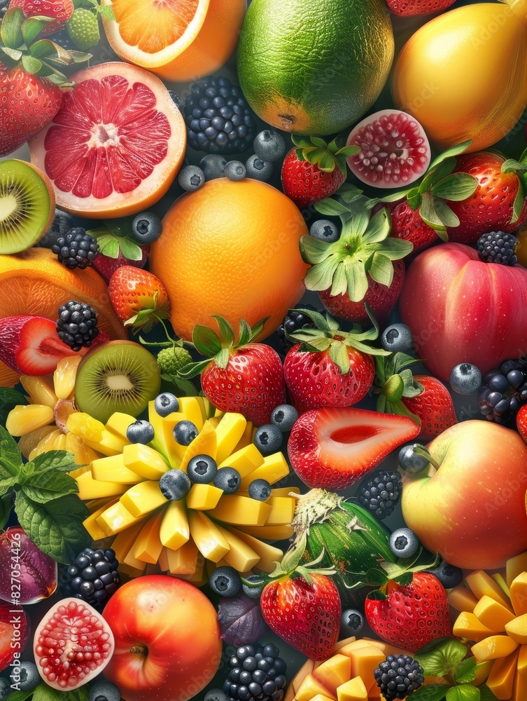 Clean healthy food of fruits Clean healthy food of fruits