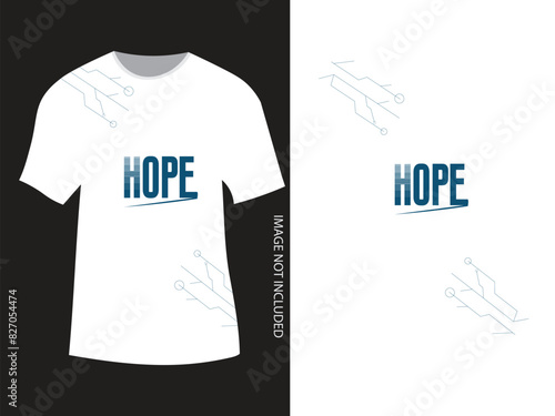 Creative and modern word based T-shirt design 