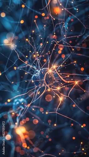 Illuminating the Future: Glowing Neurons in a Biologic Neural Network Powering AI and Data Analysis