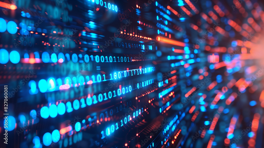 Abstract Digital Background Depicting Autonomous Binary Algorithm Execution in AI, Ideal for Tech-Focused Promotional Backdrops Abstract Digital Background Depicting Autonomous Binary Algorithm Execution in AI, Ideal for Tech-Focused Promotional Backdrops