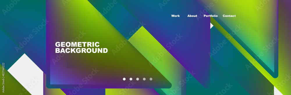 Colorful fluid gradient triangles and squares web site template. Vector Illustration For Wallpaper, Banner, Background, Card, Book Illustration, landing page Colorful fluid gradient triangles and squares web site template. Vector Illustration For Wallpaper, Banner, Background, Card, Book Illustration, landing page