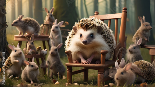 Baby Hedgehogs
 photo