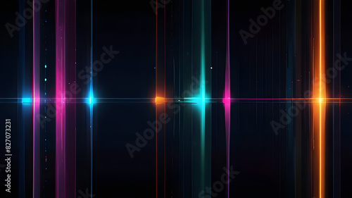 Wallpaper Mural Crafting Straight Motion Lines on Glowing Backgrounds for Stunning Designs ai generative Torontodigital.ca