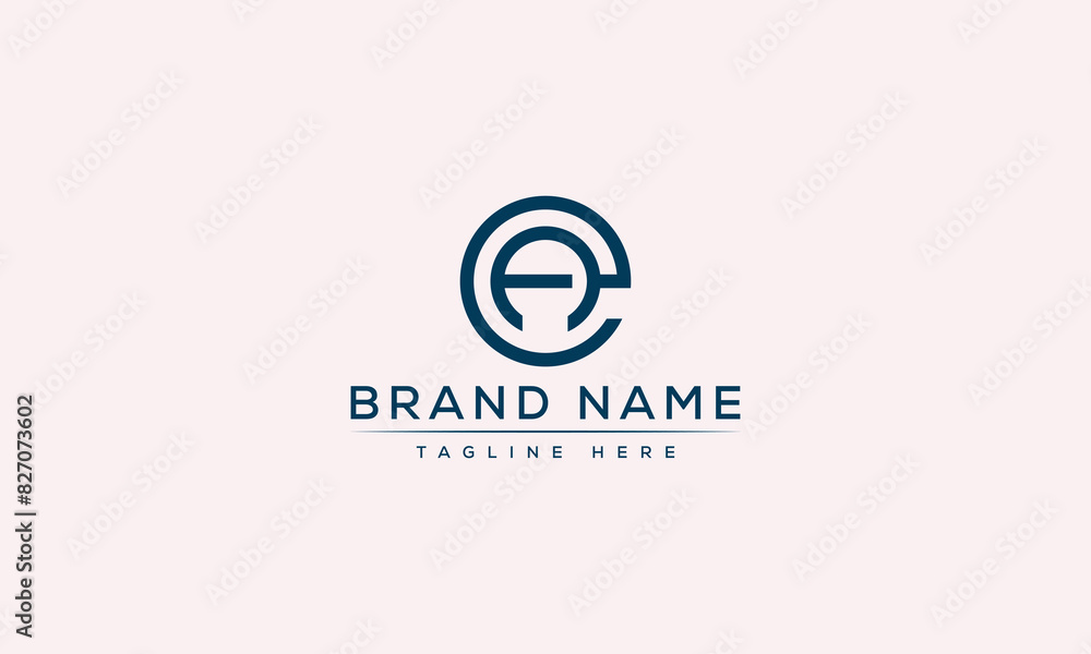 Logo design letter EA . Elegant modern. Vector template. Logo design letter EA . Elegant modern. Vector template.