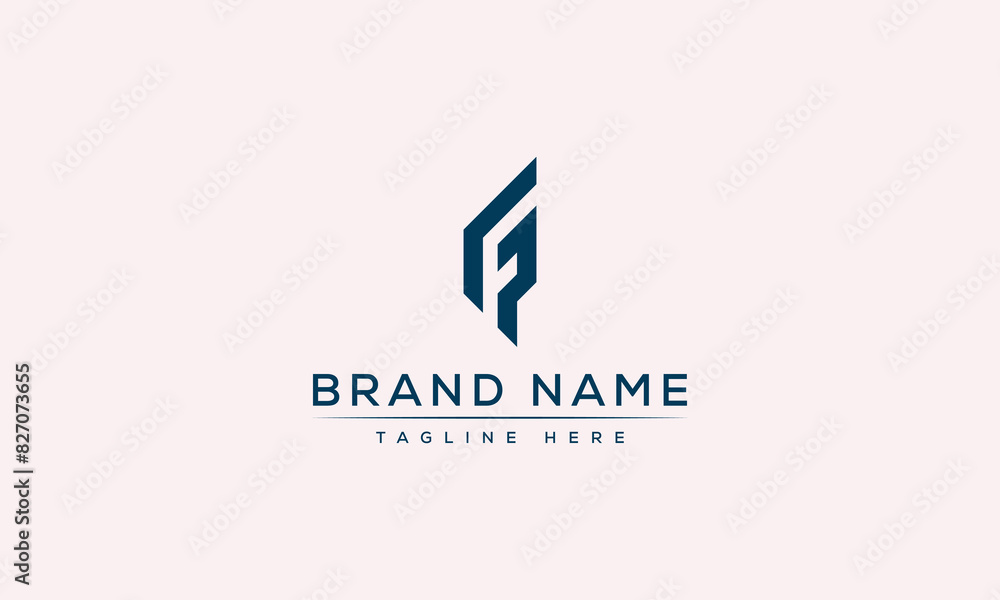 Logo design letter F . Elegant modern. Vector template. Logo design letter F . Elegant modern. Vector template.