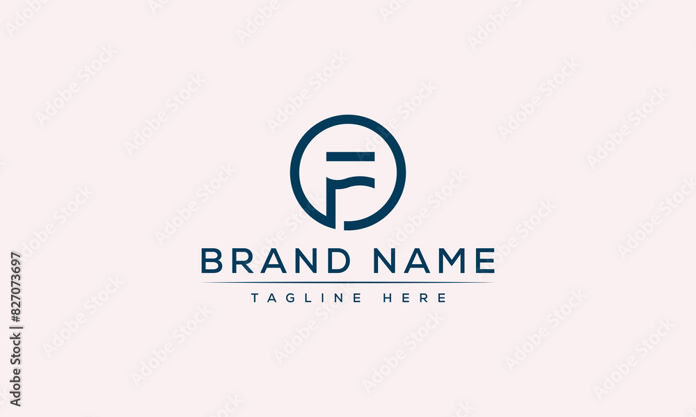 Logo design letter F . Elegant modern. Vector template. Logo design letter F . Elegant modern. Vector template.