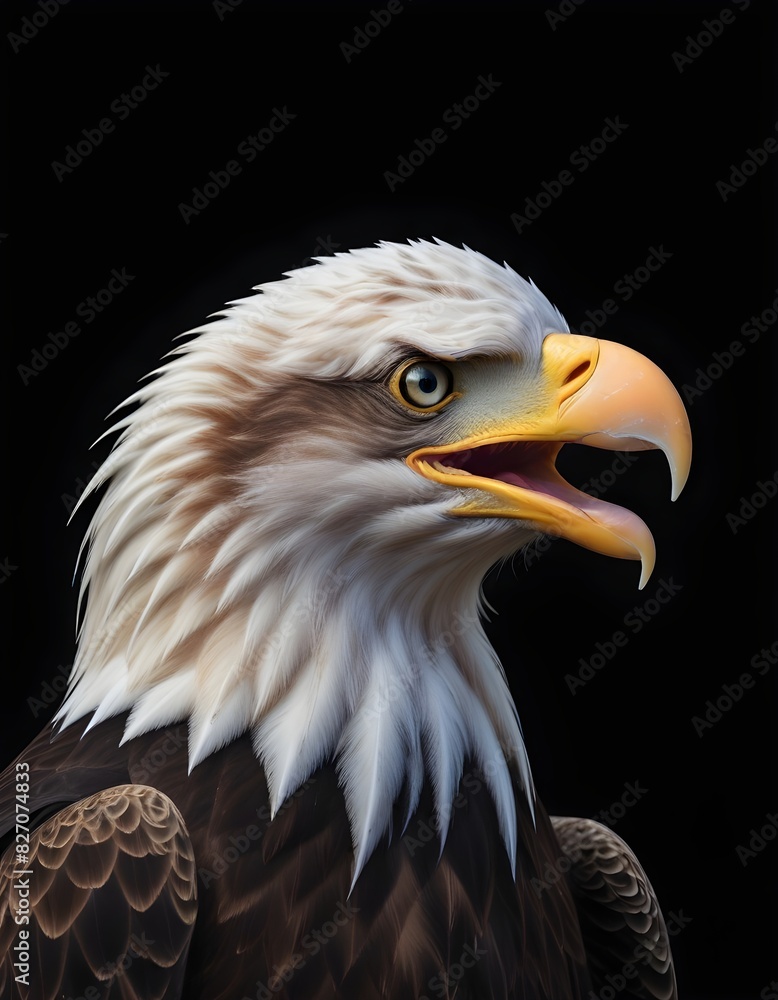 Fototapeta premium bald eagle portrait