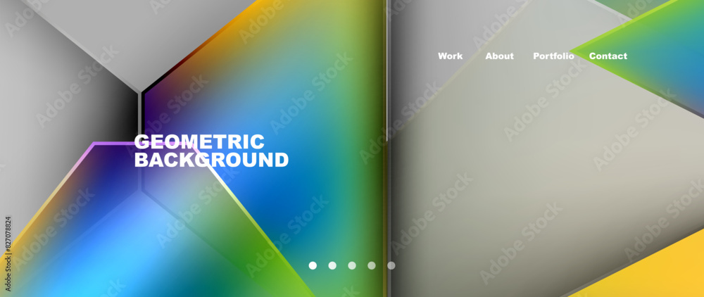 Gradient triangle geometric minimal wallpaper Gradient triangle geometric minimal wallpaper