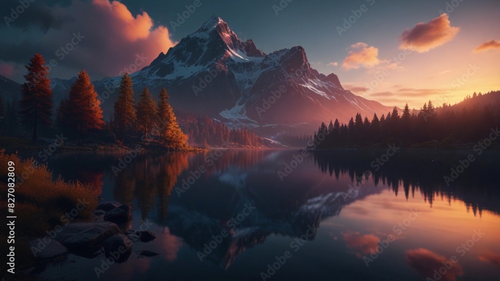 background of beautiful and peaceful mountain views background of beautiful and peaceful mountain views
