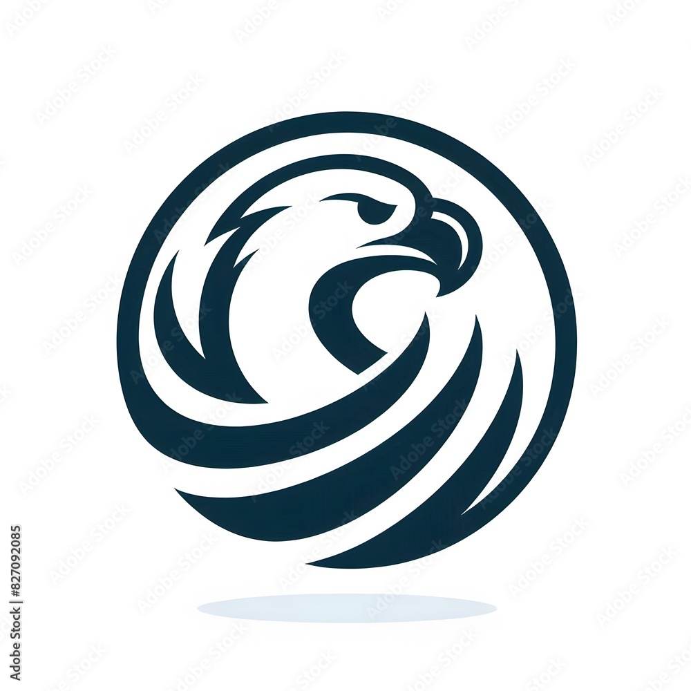 AI Generate of Eagle Wing Design Symbol Logo with Light Background Color AI Generate of Eagle Wing Design Symbol Logo with Light Background Color