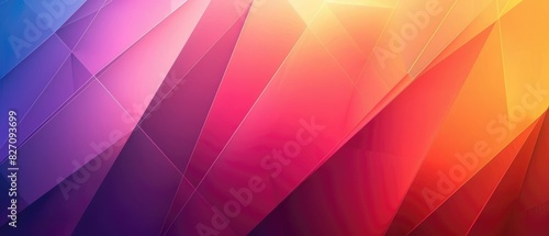 A vibrant abstract painting with a geometric pattern.