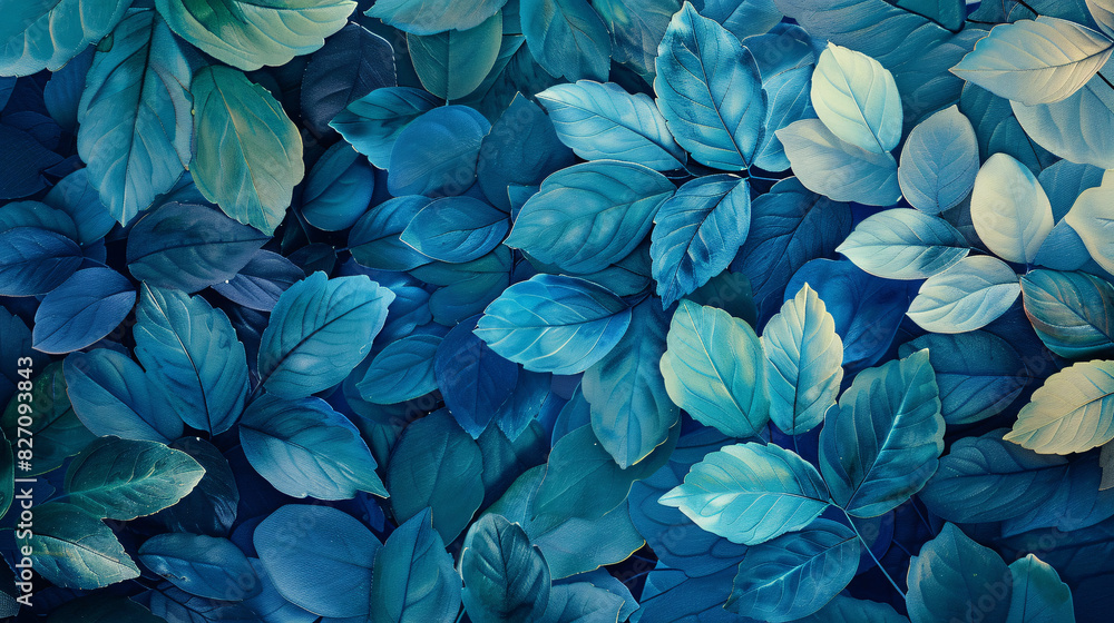 Artistic poster featuring a contemporary abstract leaf design Artistic poster featuring a contemporary abstract leaf design