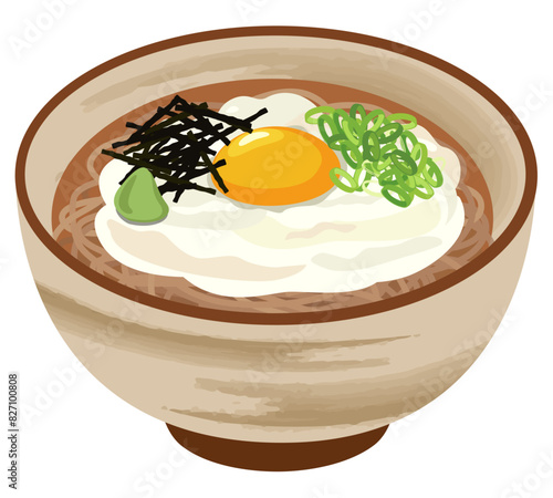 食事_和食_麺類_山かけそば