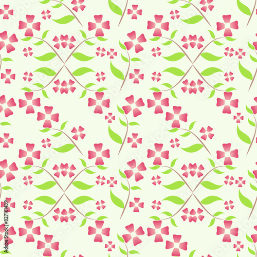 tiny floral all over design. flower bail seamless repeating textile design pattern for clothing  and bed sheets.