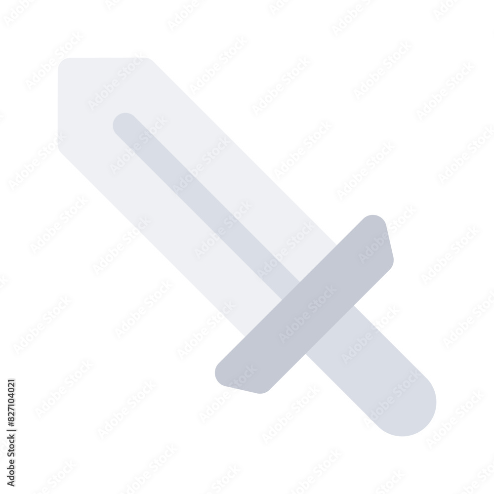 Creative icon of sword, sharp war weapon Creative icon of sword, sharp war weapon