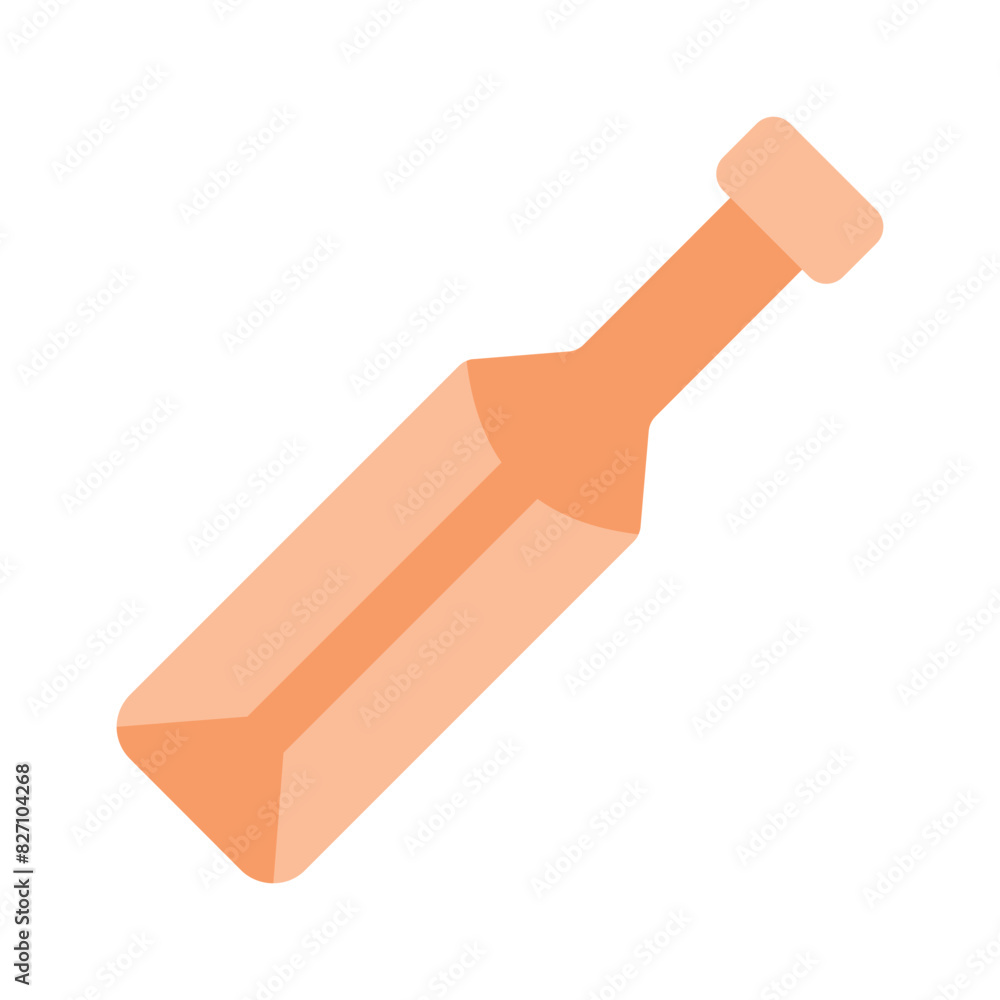 Vector of cricket bat in editable design style Vector of cricket bat in editable design style