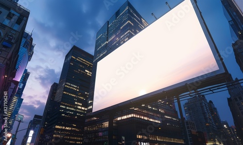 A large digital billboard is mounted on a building in Times Square.