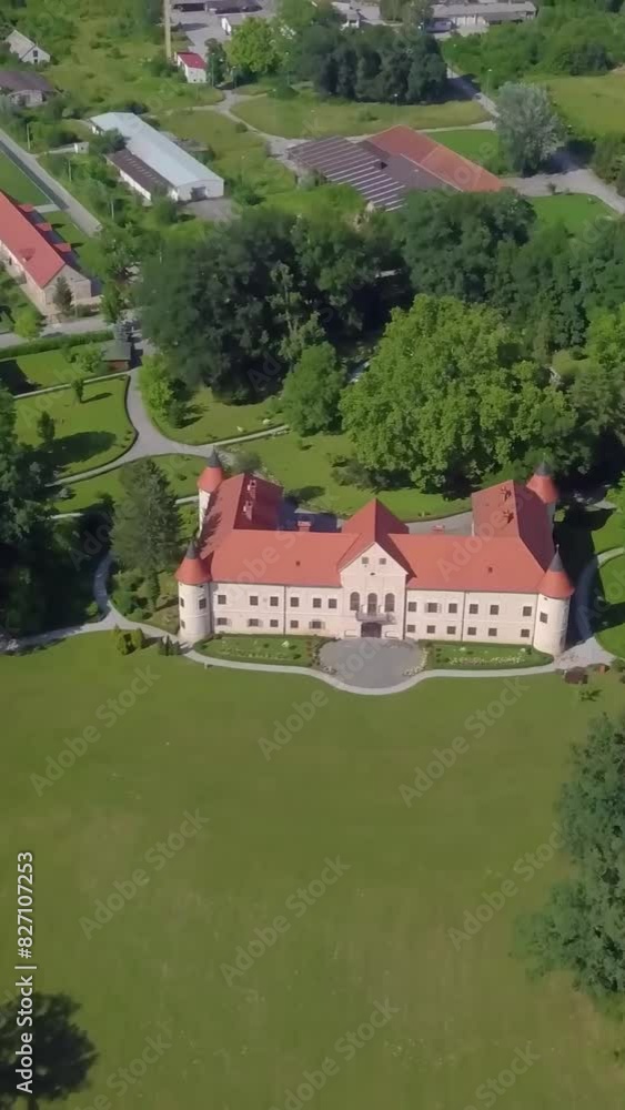 Aerial view of beautiful Croatia landscape Aerial view of beautiful Croatia landscape