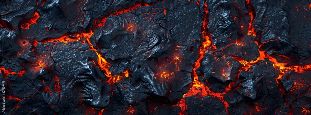 Abstract lava texture, black and red color background Abstract lava texture, black and red color background