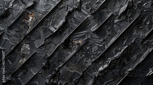 Background made of textured black metal