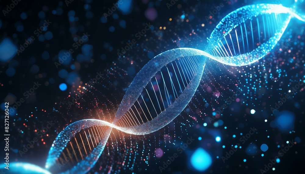 DNA - Visualization of DNA Molecules - Genetic Code - Structure of DNA - Abstract Representation of Deoxyribonucleic Acid - Double Helix - Genetic Mutation and Manipulation DNA - Visualization of DNA Molecules - Genetic Code - Structure of DNA - Abstract Representation of Deoxyribonucleic Acid - Double Helix - Genetic Mutation and Manipulation