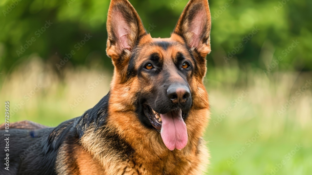A close-up of a dog's tongue-out face with its tongue hanging out A close-up of a dog's tongue-out face with its tongue hanging out