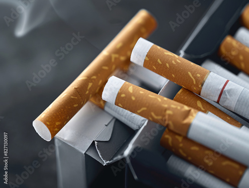 a close up of cigarettes