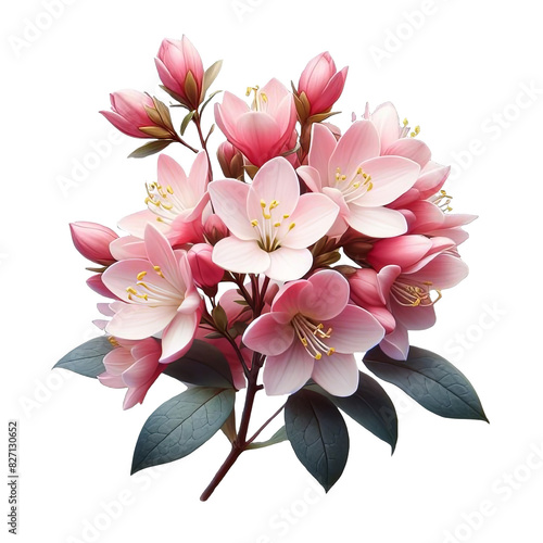 Abelia isolated on transparent background
