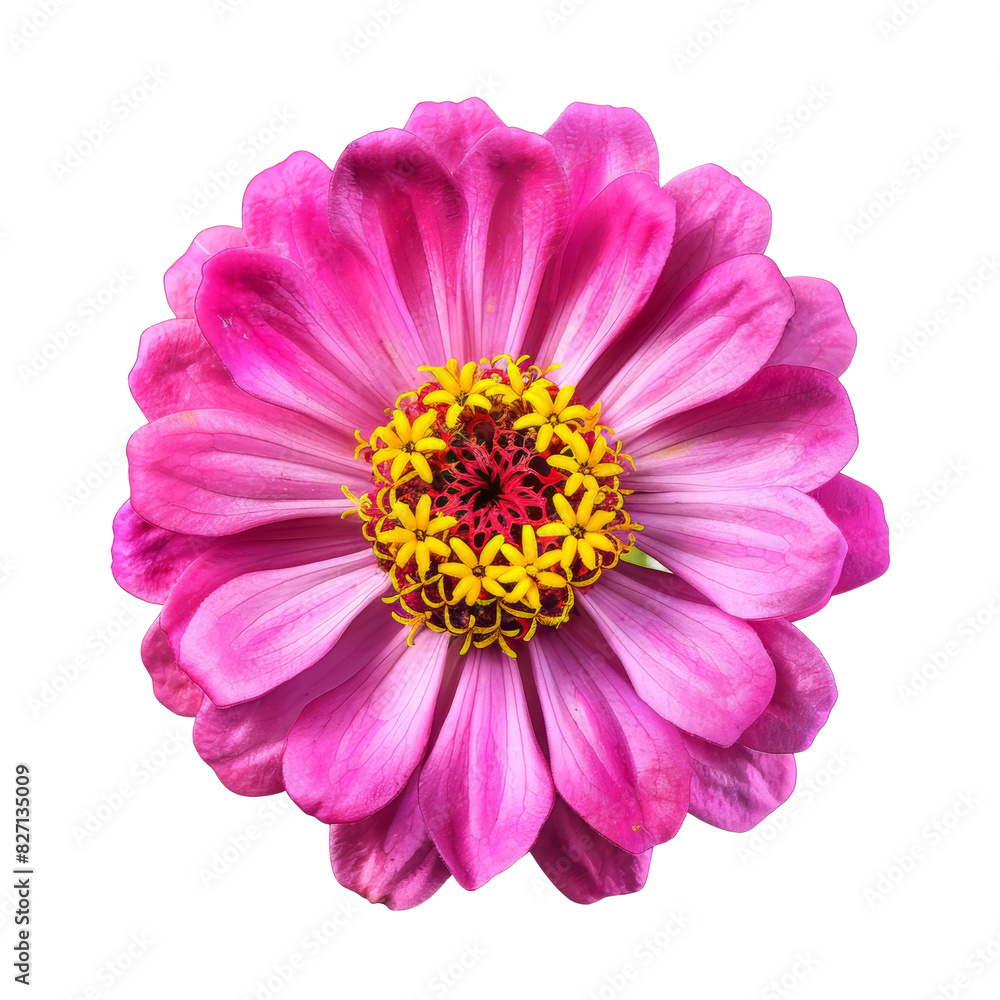 Close-Up of Beautiful Pink Zinnia Flower in Full Bloom Close-Up of Beautiful Pink Zinnia Flower in Full Bloom