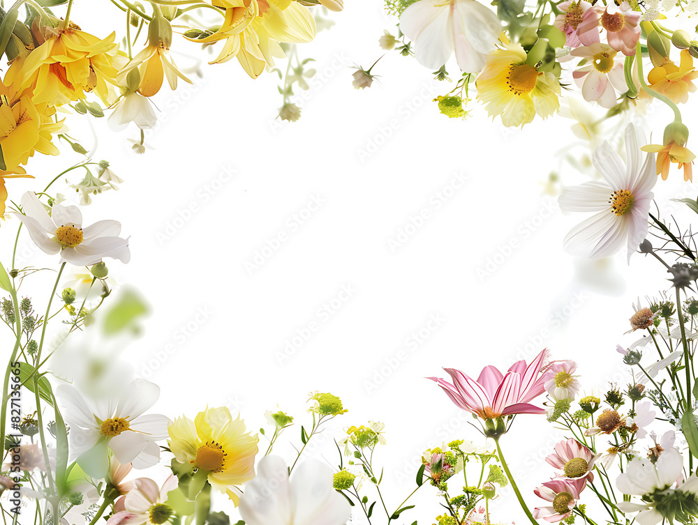 Floral background with space for text