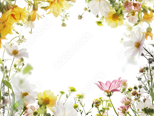 Floral background with space for text